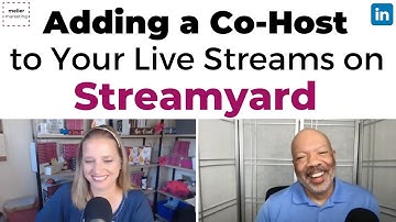 A Chat with Christopher G Johnson on "Adding a Co-Host to Your Live Streams on Streamyard"