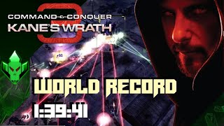 C&C3 Kane's Wrath Speedrun 99 Minutes! [Any% World Record in 1:39:41]
