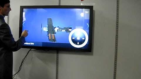 3D Kiosk software on 46 multitouch screen - Estonian language