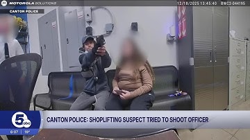 VIDEO: Alleged shoplifter tries to shoot Ohio officer inside Walmart, but gun doesn