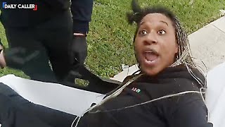 Bodycam Black Queen Gets Caught Stealing And Acts Like A Maniac