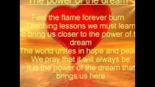 The power of the dream lyrics
