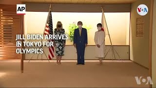 Premye da m Etazini an Jill Biden ap dirije delegasyon Etazini nan jezolenpik yo nan Tokyo