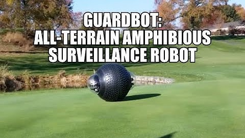 GuardBot All-Terrain Amphibious Surveillance Robot