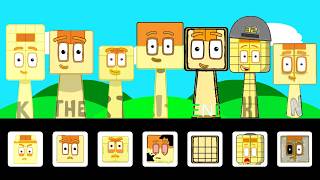 Sprunki OC All THIRTY TWO Characters from Numberblocks | Phase 1 to Phase 2 | Part 14