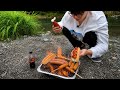 河原で無限ウインナーをするだけの動画