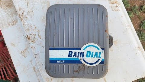 Troubleshooting a Raindial controller.