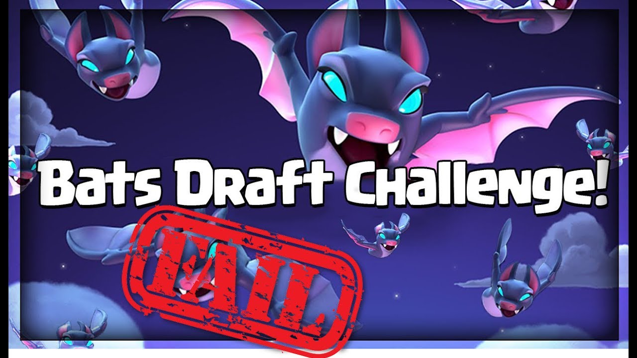 Bat Draft Challenge GONE WRONG! (0 Wins!) //Clash Royale - YouTube