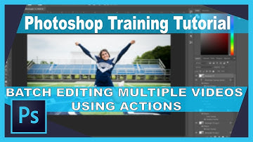 Batch editing multiple videos with actions in Photoshop