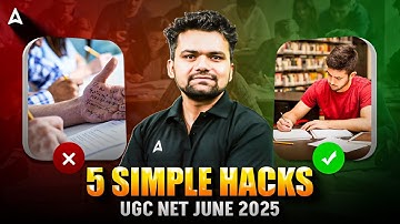UGC NET Paper 1 Preparation | 5 Simple Hacks UGC NET June 2025 |  By Abhishek Sir
