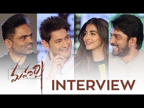 Maharshi Interview - Mahesh Babu, Pooja Hegde, Allari Naresh | Vamshi Paidipally