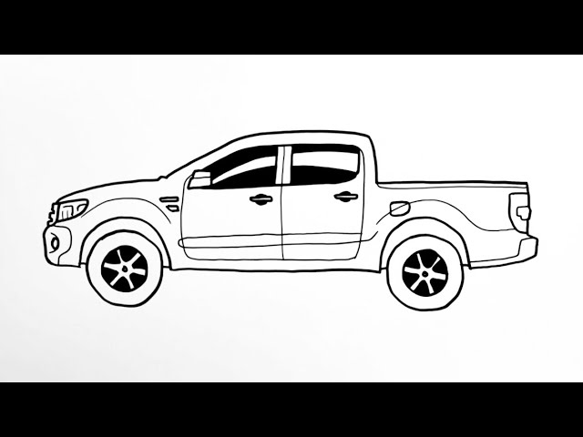 ford ranger truck drawings