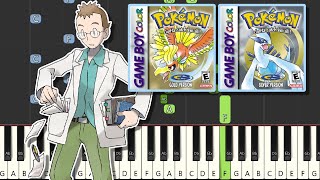 Elm Pokemon Lab - Pokemon Gold and Silver (Synthesia Piano)