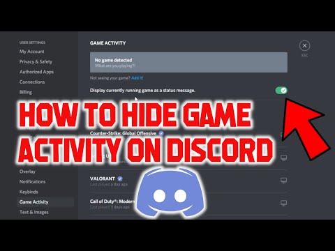 How to Hide What Game You're Playing on Discord?
