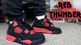 Air Jordan 4 “RED THUNDER” On Feet + REVIEW | HOPE YOU DON’T REGRET PASSING