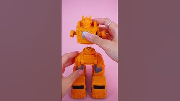 Satisfying Unboxing of Transforming Robot #shorts  #asmr #toys #unboxing #robot #satisfying