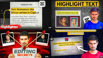 How to Highlight Text  After Effects (Dhruv Rathee)