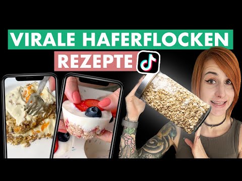 Ich teste VIRALE Haferflocken Rezepte von TikTok