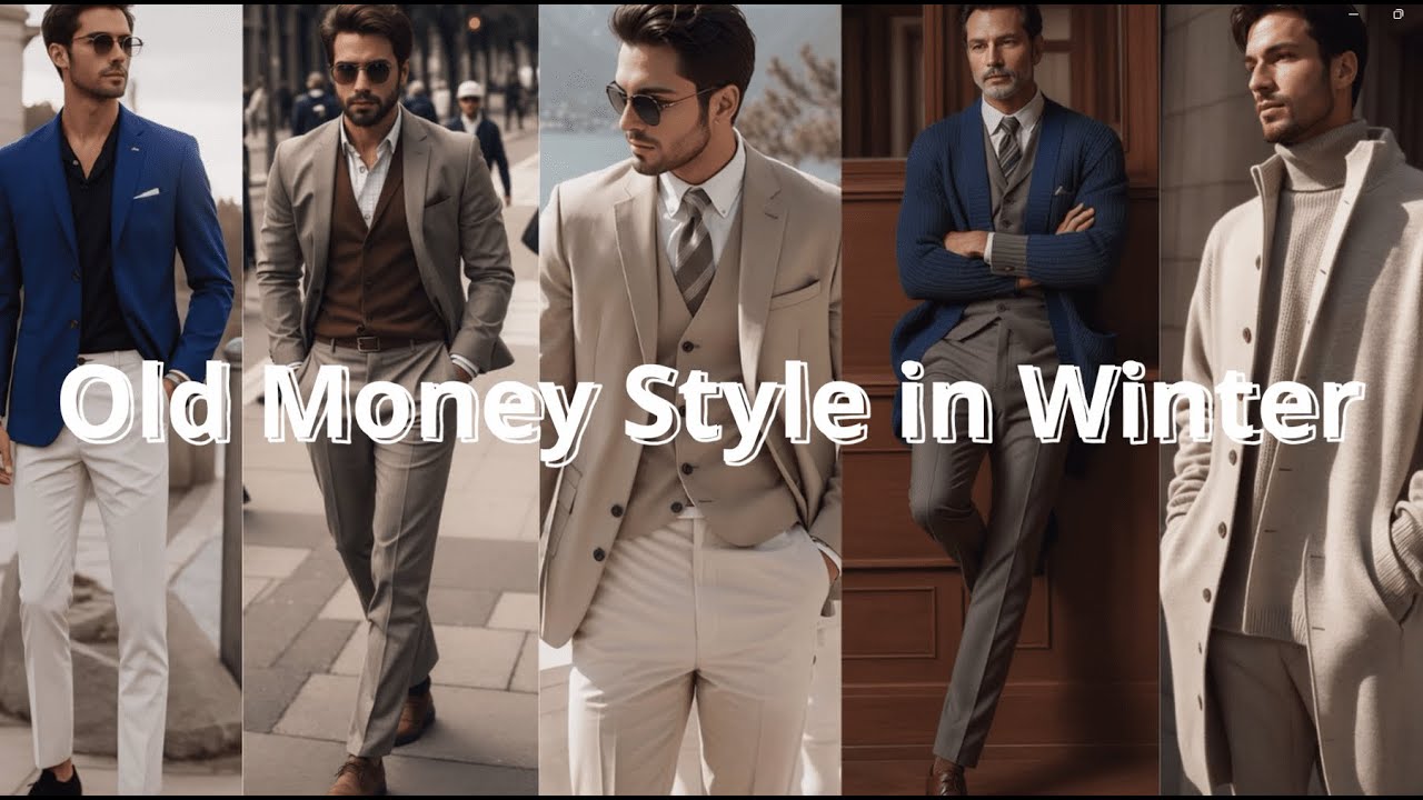 Old Money Aesthetics for Winter : 15 Outfits for Men - YouTube