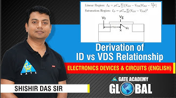 Derivation of ID vs VDS Relationship | EDC