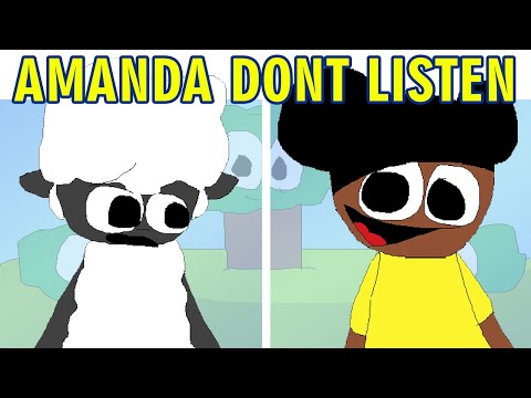 FNF Don't Listen Amanda The Adventurer - Play Online on Snokido