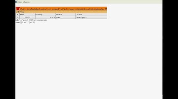 PHP Tutorial Part 2, Errors and Constants