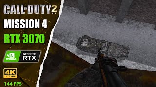 Call of Duty 2 -  Миисия #4 -  [Вокзал №1] - 4K  I  60fps