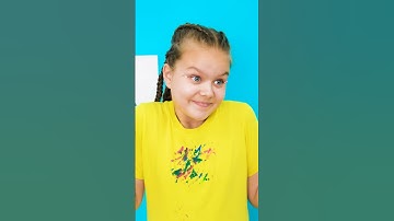 👕 ART HACK TO KEEP CLOTHES CLEAN! #shorts #funny