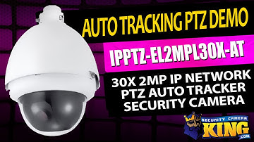 Auto Tracking Demo - IPPTZ-EL2MPL30X-AT - 30X 2MP IP Network PTZ Auto Tracker Security Camera