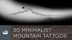 50 Minimalist Mountain Tattoos For Men 