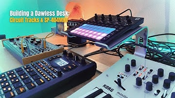 Rebuilding my Dawless Setup // Novation Circuit Tracks and Roland SP-404