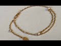 DIY Making Gold Bracelet and Chain Cable 18K