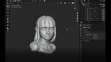 Blender Character Sculpting timelapse part 2.