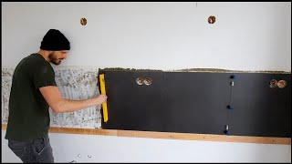 Konyha hátfal burkolása / How to install a Kitchen Tile Backsplash