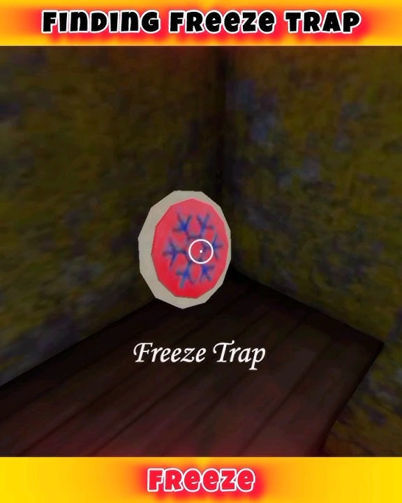 How to find freeze trap and make freeze granny, freezing trap #shortvideo #granny #games #granny