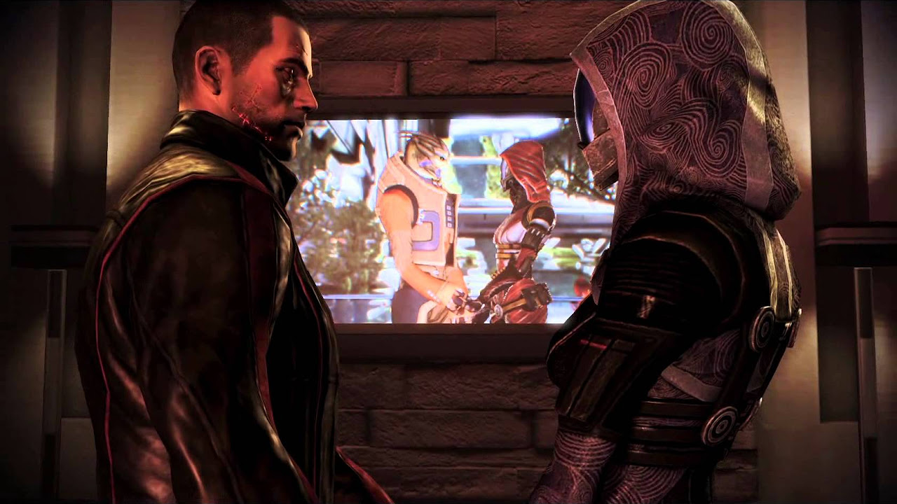 Mass Effect 3 DLC Citadelle   Romance Tali Tali chante