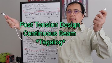 Post Tension Design - Continuous Beam - Tagalog