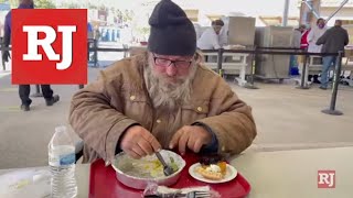 Catholic Charities serves up Thanksgiving meal outdoors