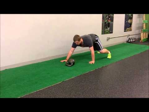 Bear Crawl with Weight Push