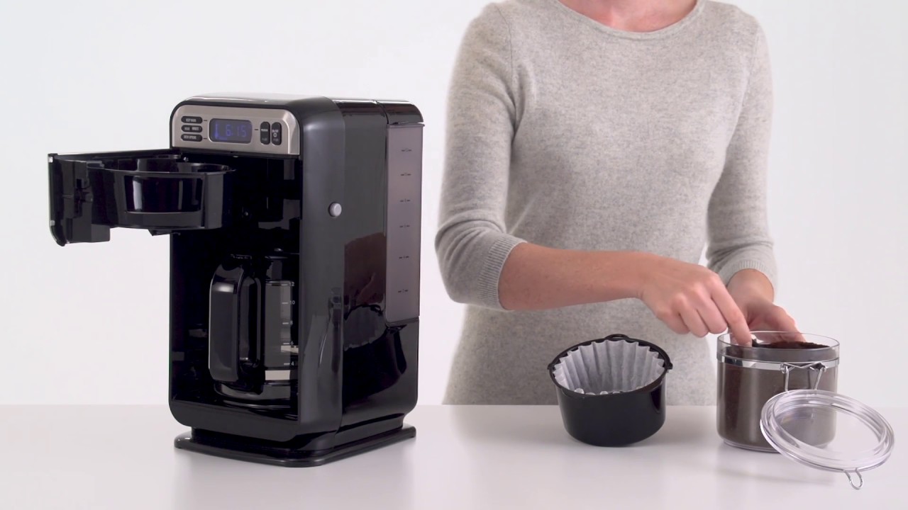 Hamilton Beach 12 Cup Programmable Coffee Maker 46205 Youtube