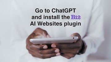 Build a website fast using ChatGPT + B12