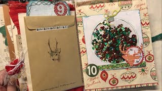 Simple junk journal layouts / December daily day 9&10 | I'm A Cool Mom