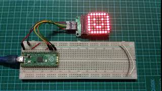 Raspberry Pi Pico led matrix 8x8 demo | MicroPython