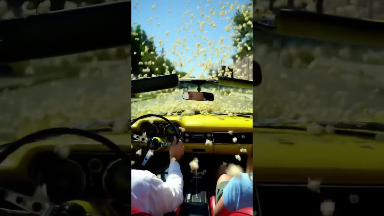 Popcorn Steering Challenge | Satisfying Car Steering ASMR 🍿🔥