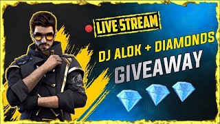 Gareena Free Fire- Live Custom Room Giveaway Dj Alok Diamonds
