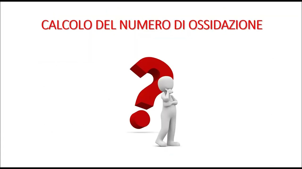 numero di ossidazione