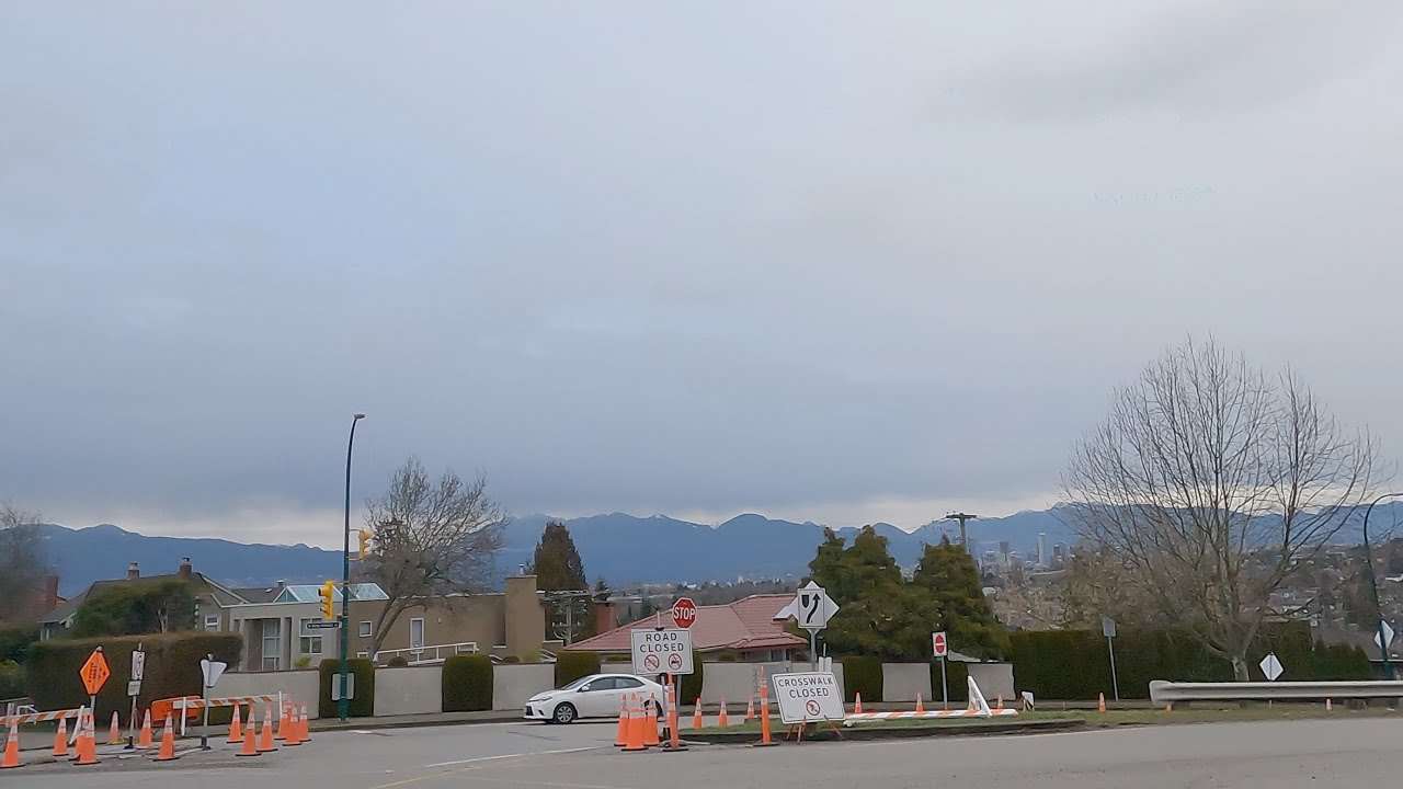 Vancouver BC Canada . Quesnel Drive to West King Edward Avenue