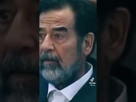 صدام حسين مع اغنيه سفرتهم طويله ومشتاق العائله