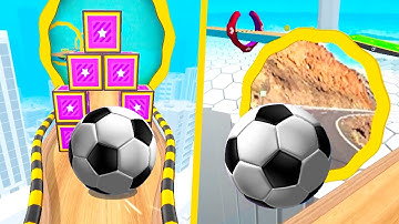 Portal Run Reverse VS Level 301 Reverse in Going Balls - SpeedRun Gameplay iOS Android