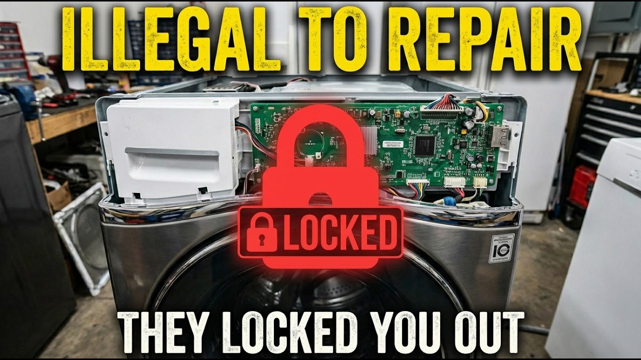 Why You Can't Fix Your Own Appliances Anymore (The End of DIY)